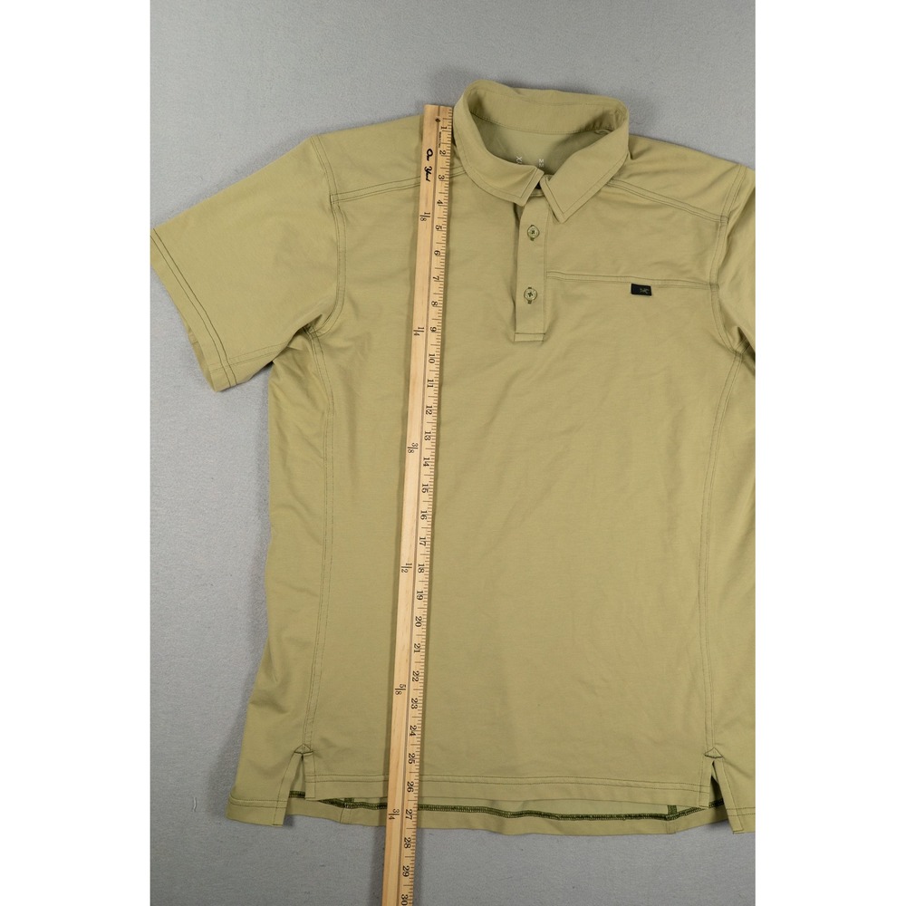Arc'teryx Mens Polo Shirt Captive Short Sleeve Pocket Tan Khaki Size M Gorpcore image 10